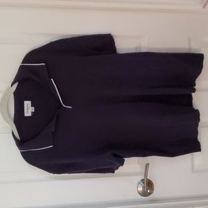 Men's blue knit shirt